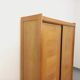 Vintage Guillerme et Chambron wardrobe in solid oak from the 60s
