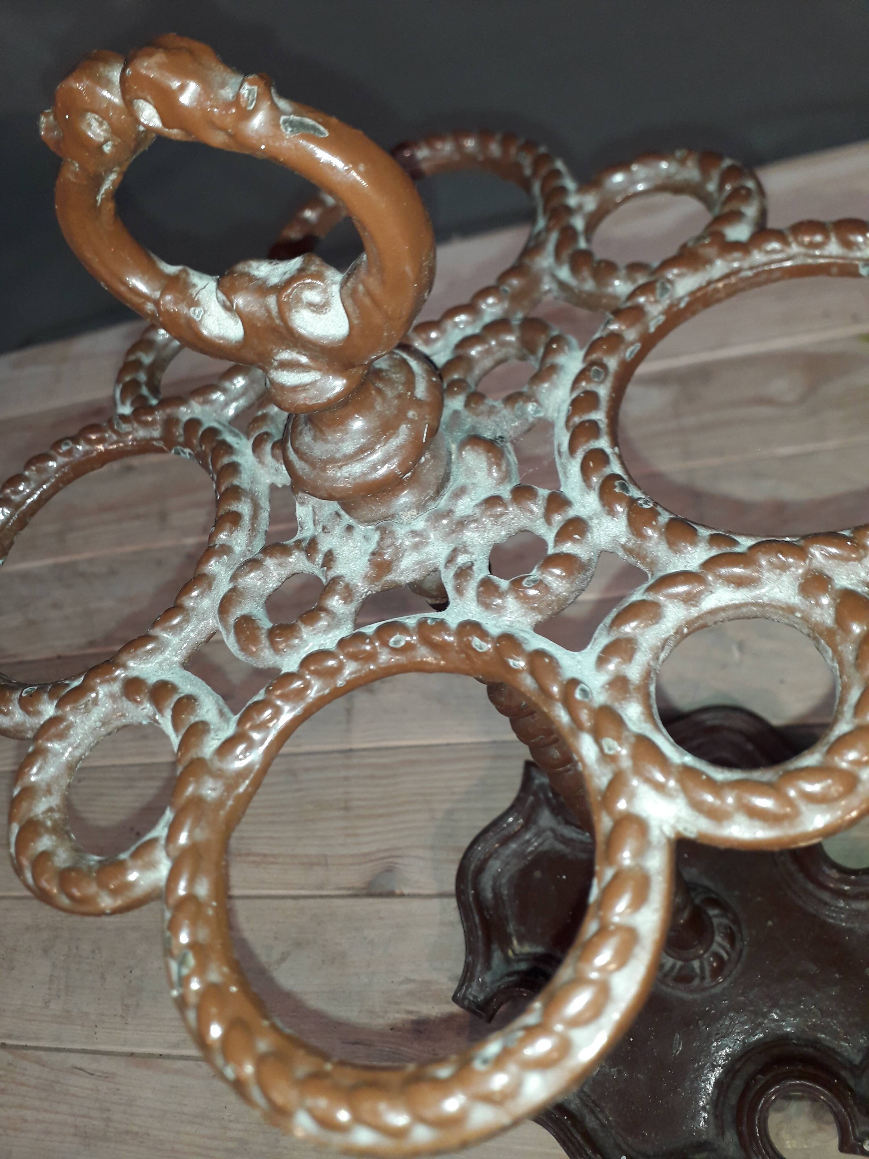 Cast iron umbrella holder