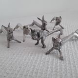 Vintage animal knife holders