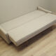 Beige sofa bed, Danish design, 1970s, production: Denmark