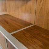 MODULAR WALL SYSTEM WITH ROSEWOOD PANELS GEORGES FRYDMAN 1970s