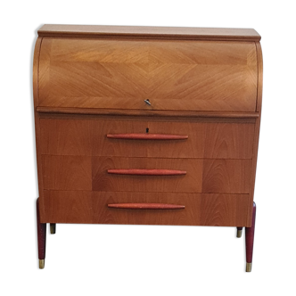 Secretaire design scandinave vintage par Egon Ostergaard pour SMI