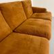 Three-seater alcantara canapé design by Tobia Scarpa for BB ITALIA vintage.