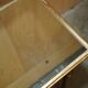 Italian vintage console with a glass mirror top.