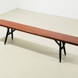 Ilmari Tapiovaara Early Pirkka Bench for Laukaan Puu Finland 1950s