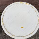 Vintage curved wooden stool