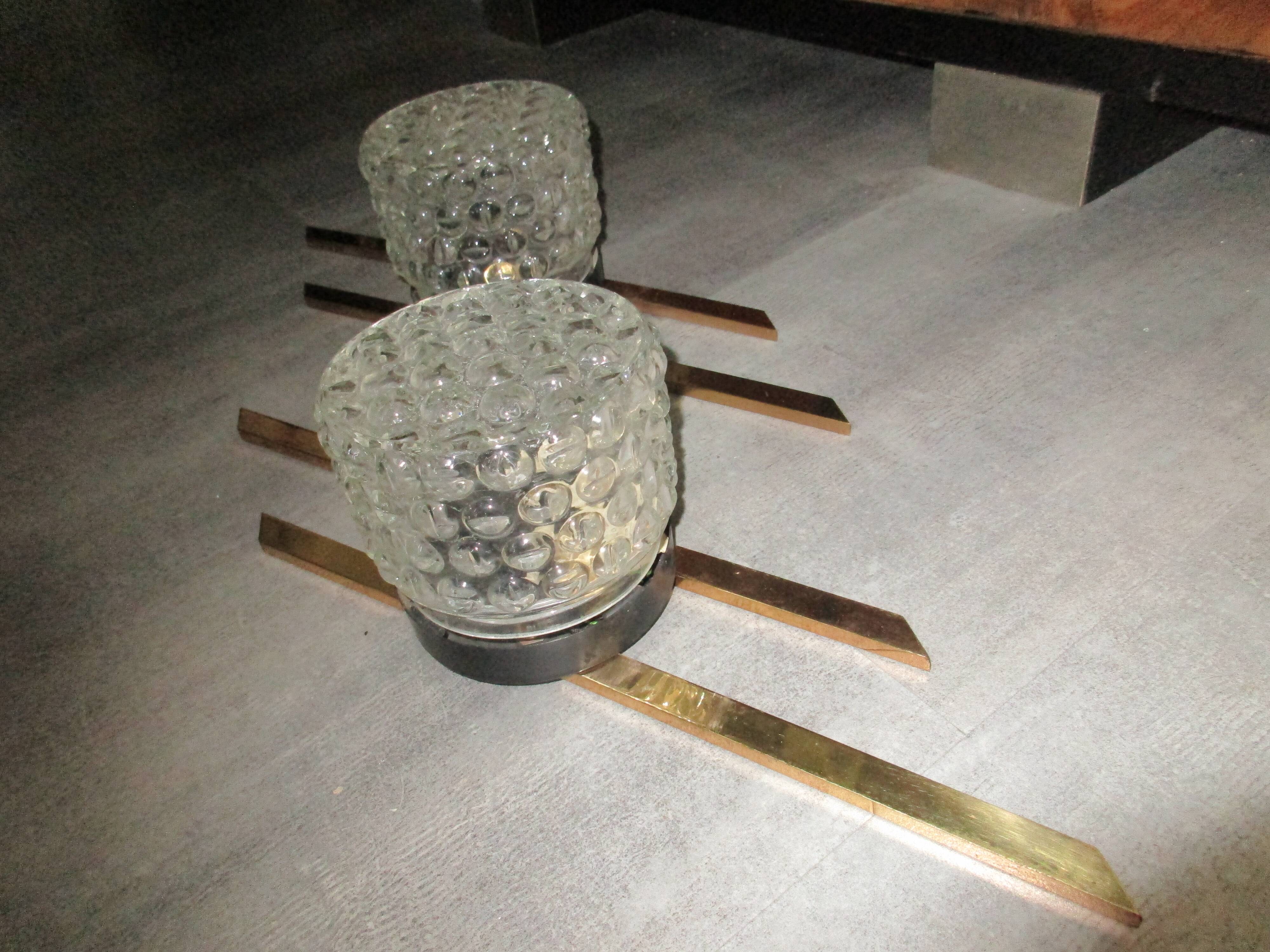 Pair of vintage design sconces