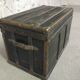Trunk wood ancient black copper fitting