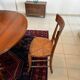 Table 6 pieds ouvrante en noyer 19ème