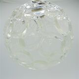 Glass ball pendant light
