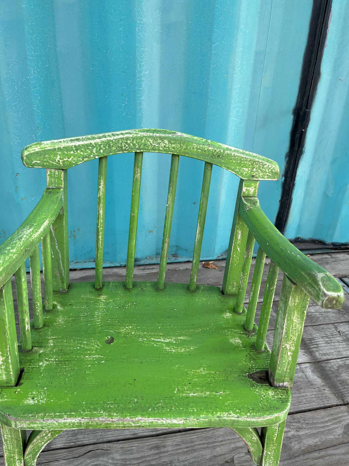 Vintage wooden child’s chair