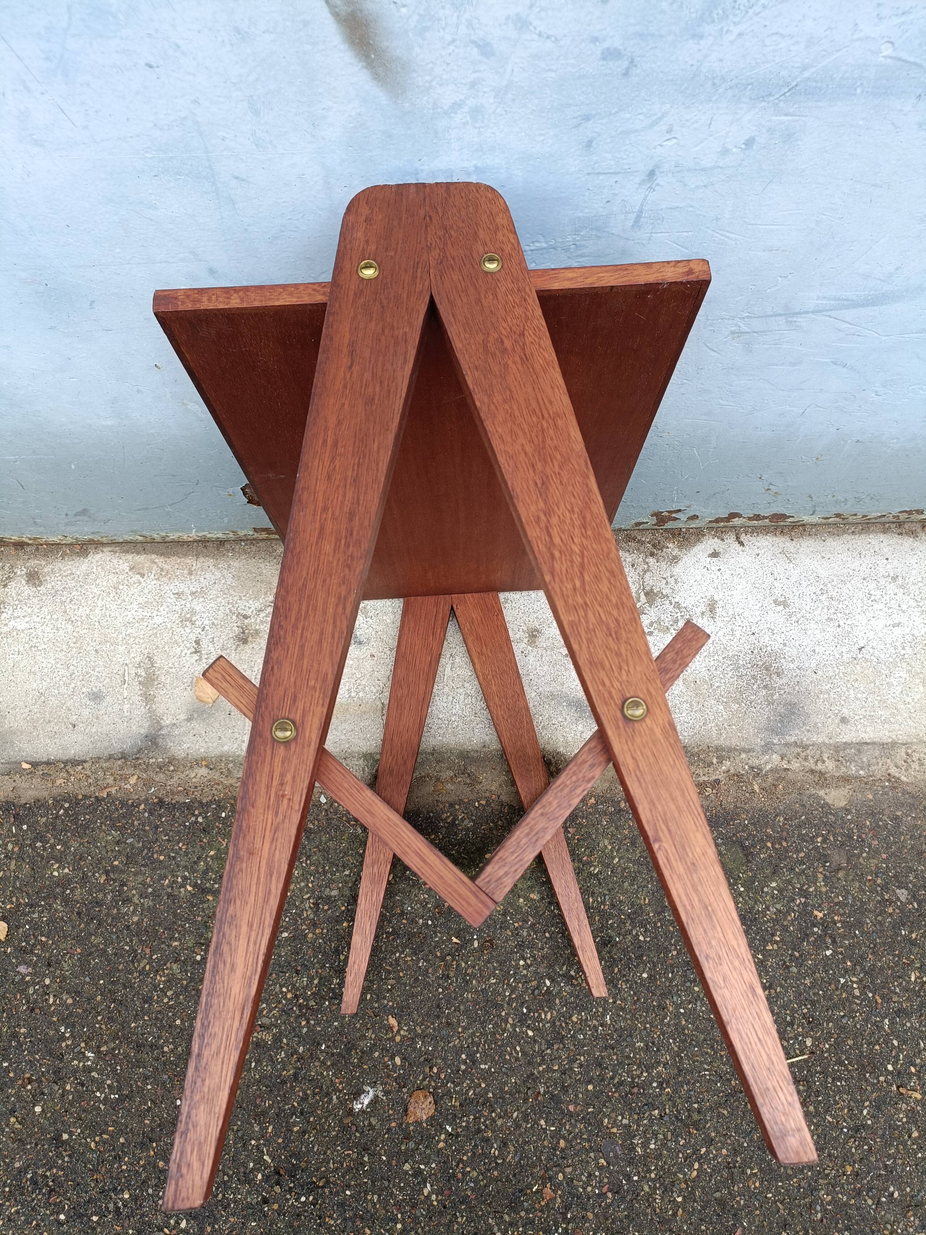 Teak magazine holder 60s