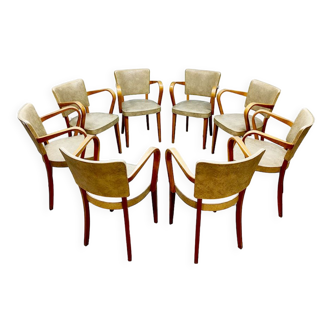 Chaises de salle à manger vintage au design hollandais