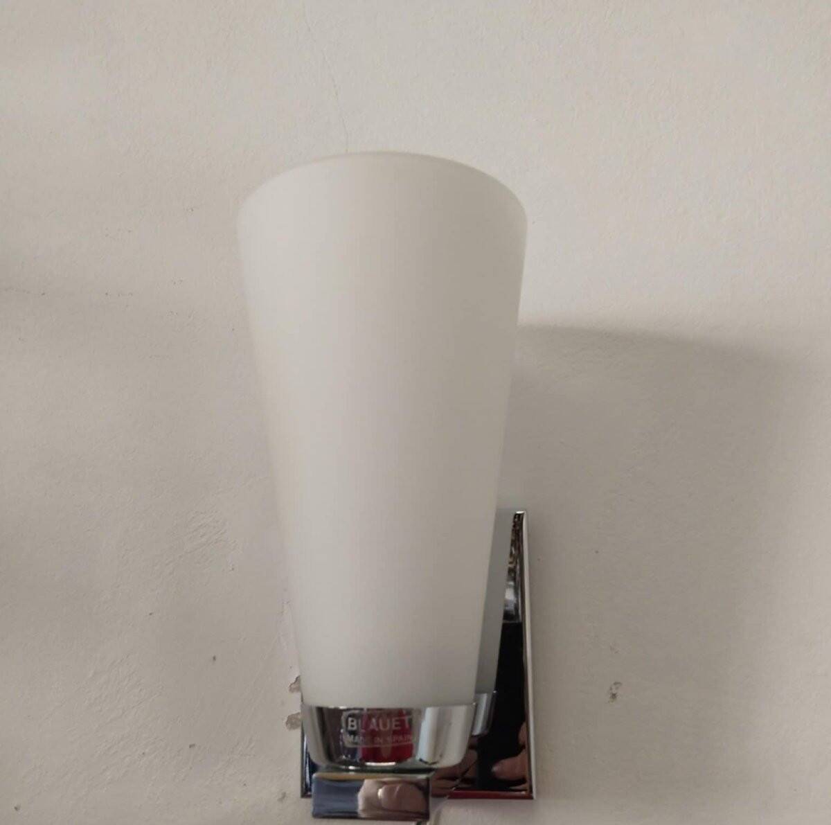 Pair of 70s-80s wall lights by Blauet