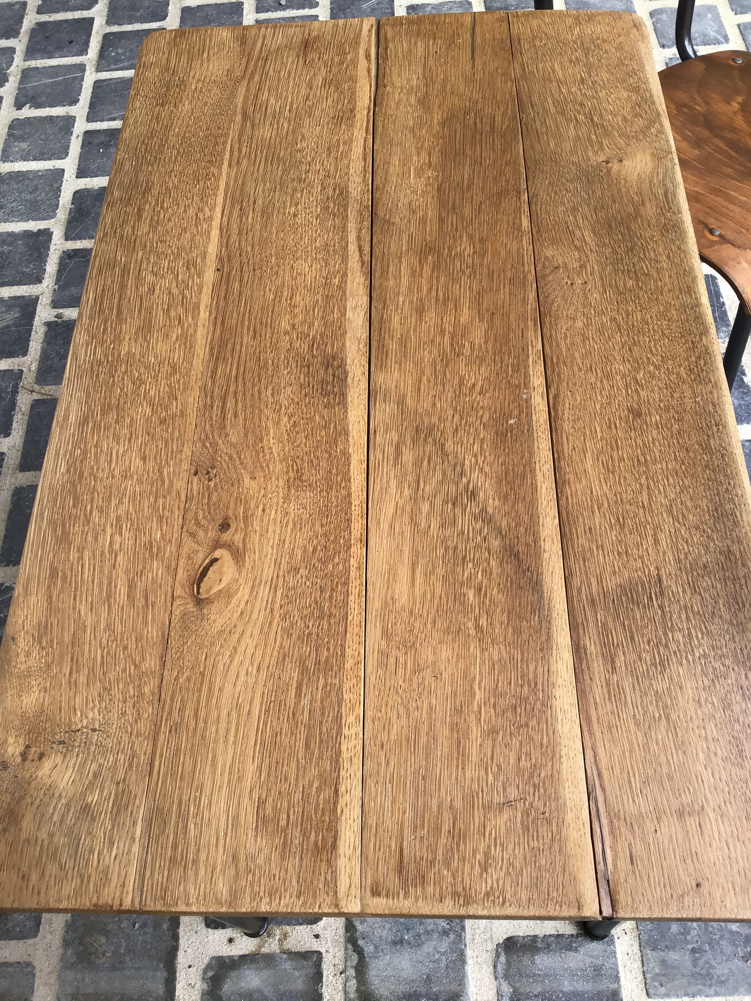 School desk and chair