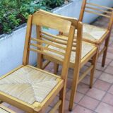 Set de 8 chaises reconstruction