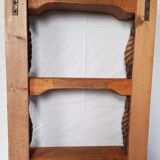 Boat shelf 3 levels in wood and rope