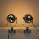 Pair of mid-century wall lamps Stanislav Indra, 1970's