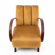 Pair of art deco armchairs, designed by J.Halabala, Czech Republic, 1930s, after renovation