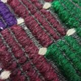Handwoven vintage Romanian carpet 234x138cm