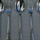 Silver metal housewife 37 pieces louis XV Marly style