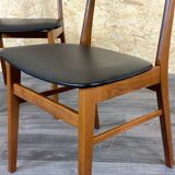 2x 60s 70s teak dining chair by Farstrup Møbler Made in Denmark