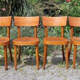 4 "classic" bistro chairs from Horgen-Glarus (Switzerland) 1950s