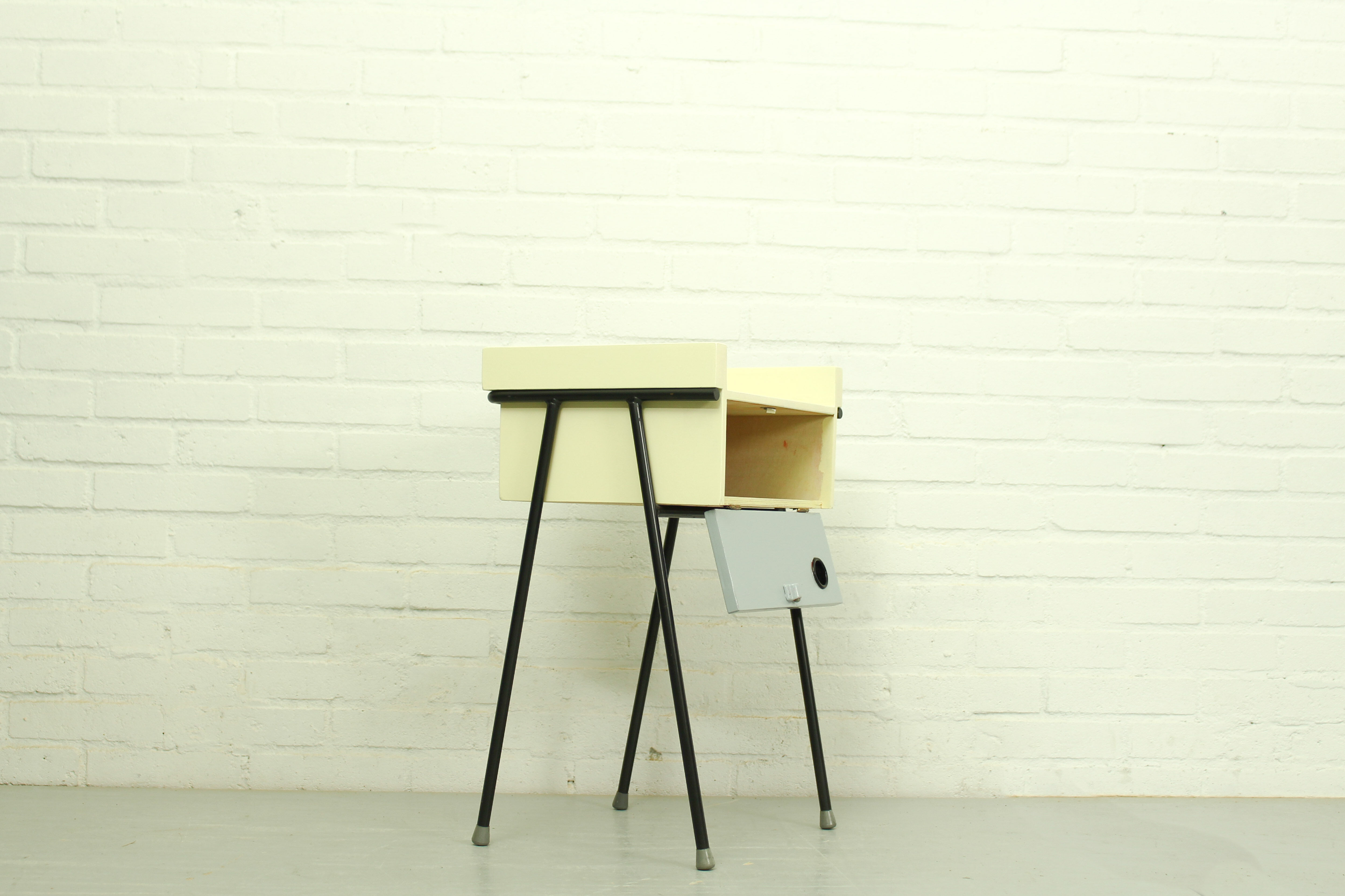 Rob Parry and Emile Truijen Bed, Chair and Nightstand for Dico series "Kamer 56", 1950s