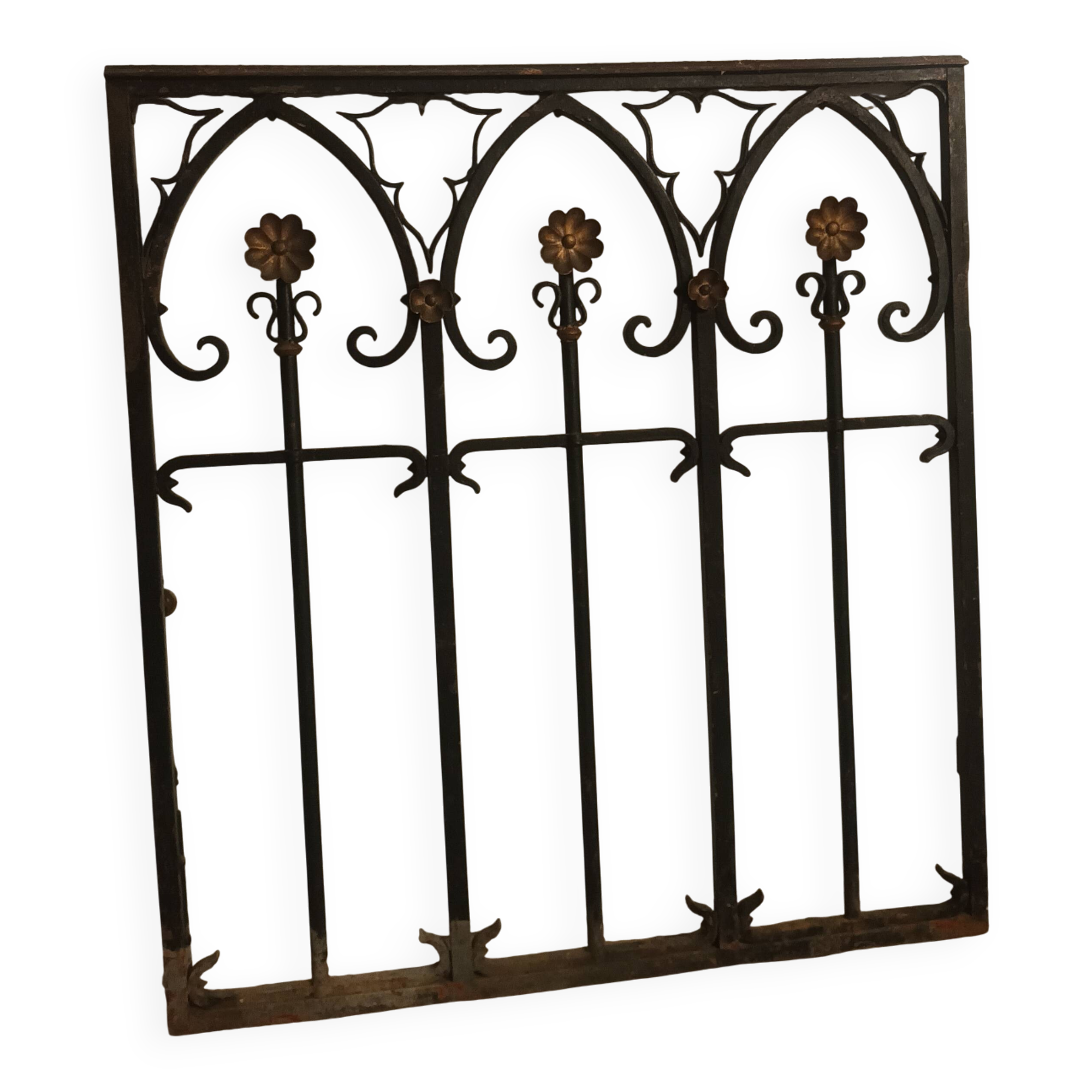 Wrought iron grille