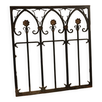 Wrought iron grille