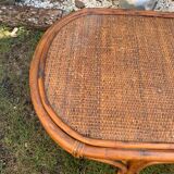 Rattan coffee table