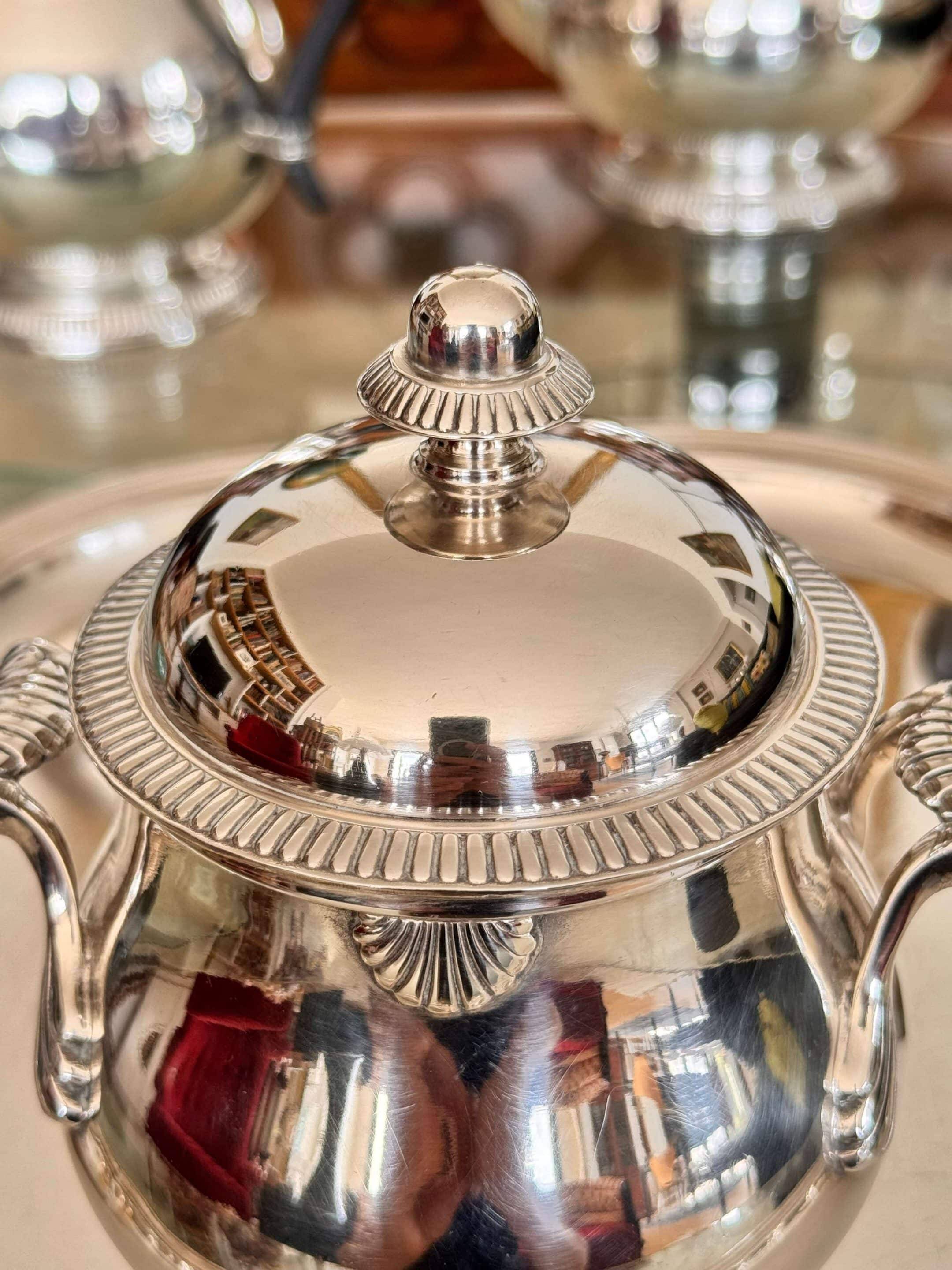 Antique Ercuis tea and coffee set from the 1960s