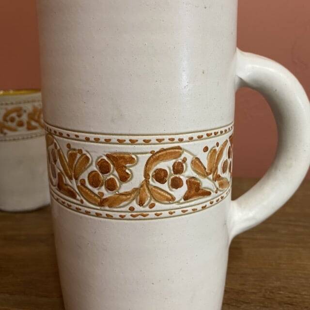Ceramic orangeade and coffee set
