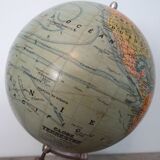 Earth Globe Forest end 19th H39 cm