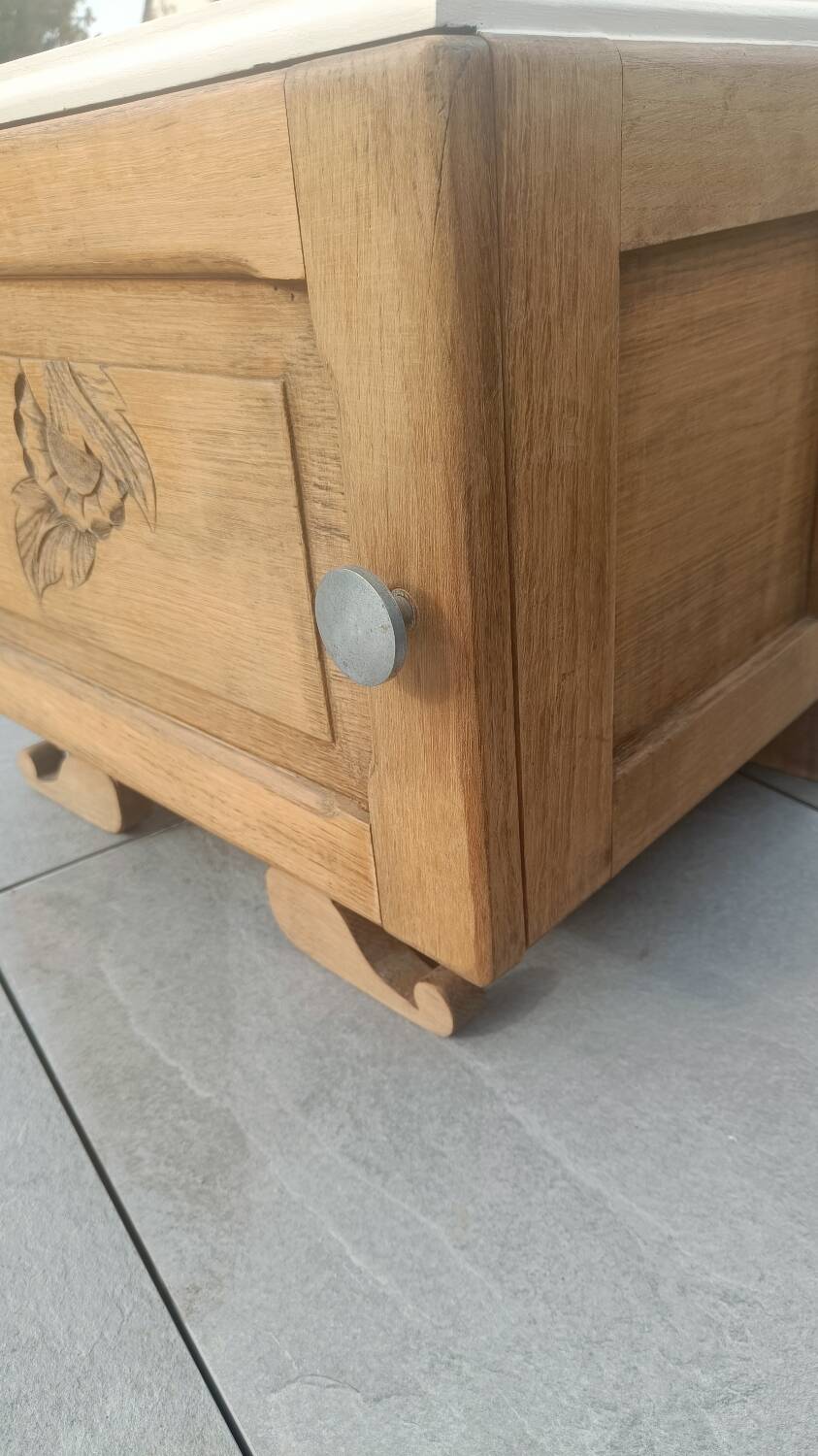 Upcycled bedside table