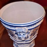 Large cache pot in Nevers earthenware