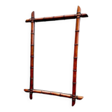 Vintage bamboo mirror