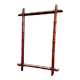 Vintage bamboo mirror
