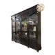 Library from the Napoléon III era in blackened pear wood.