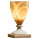 Mid Century table lamp in alabaster 1970