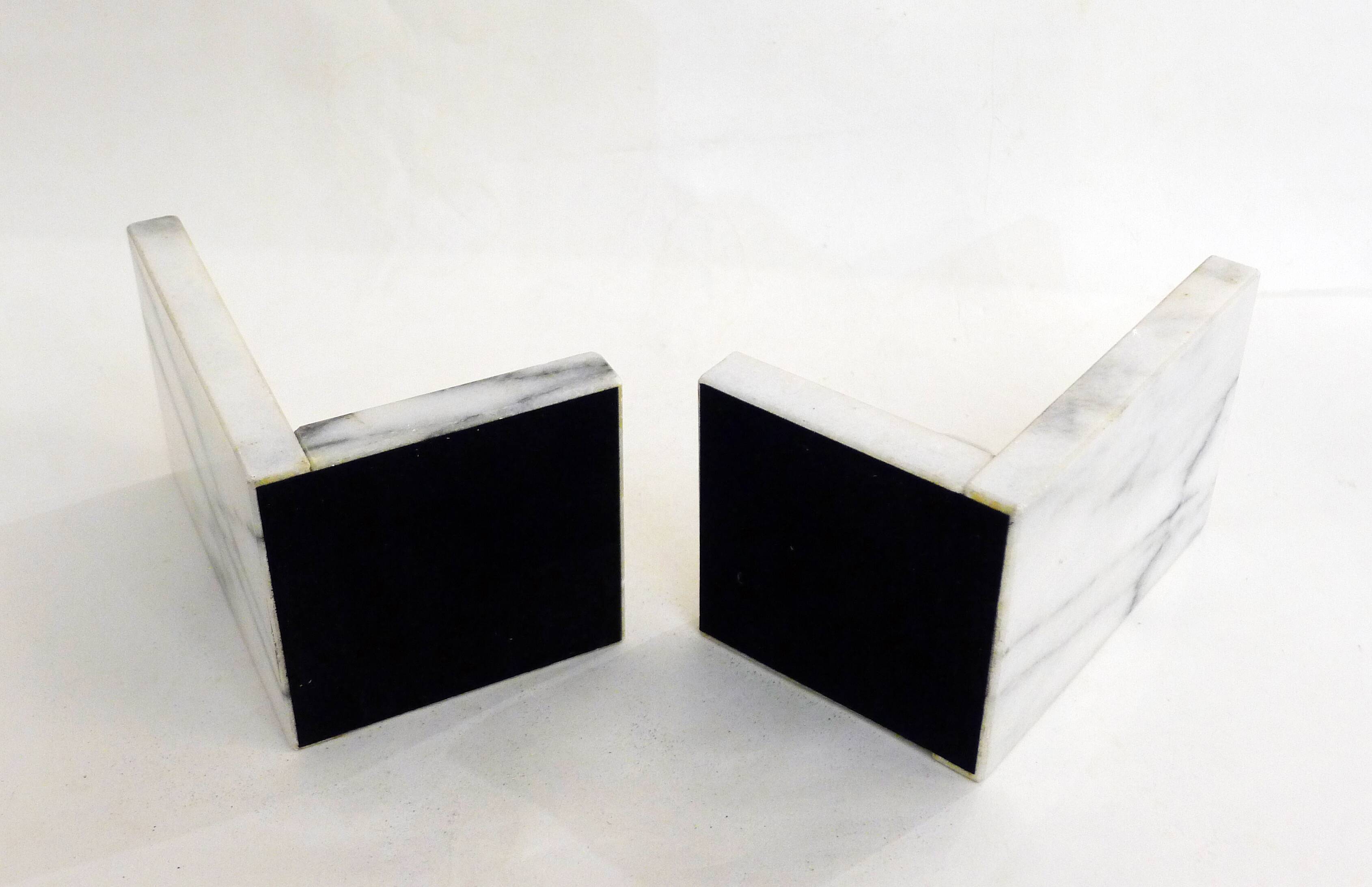 Pair of Marble Bookends