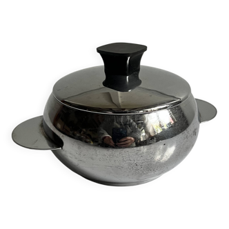 Sucrier inox chromée