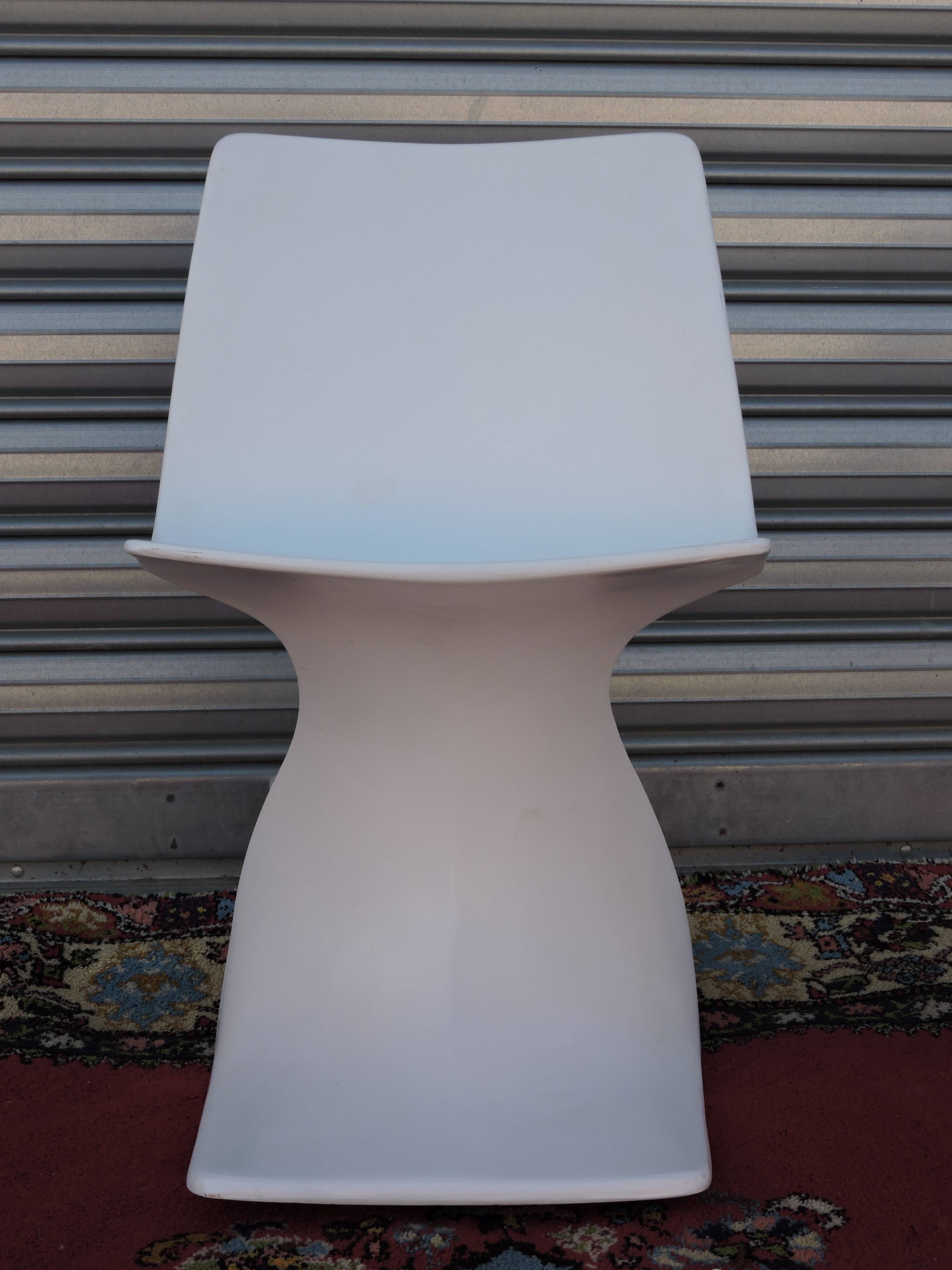 Set of four chairs " Naila " by Christian Adam. Edition Newform