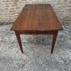 Table de ferme en chêne et sapin