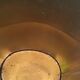 Metal wastebasket old décor fabric of jouy