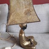 Vintage lamp in Italian ceramic