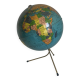 Vintage 1960s globe, Taride tripod metal - 28 cm