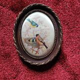 Mini painting on canvas signed U.Velis