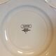 Set of 8 old flat plates from digoin sarreguemines earthenware factories - cannes model