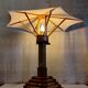 Lampe à poser en bambou, 70's